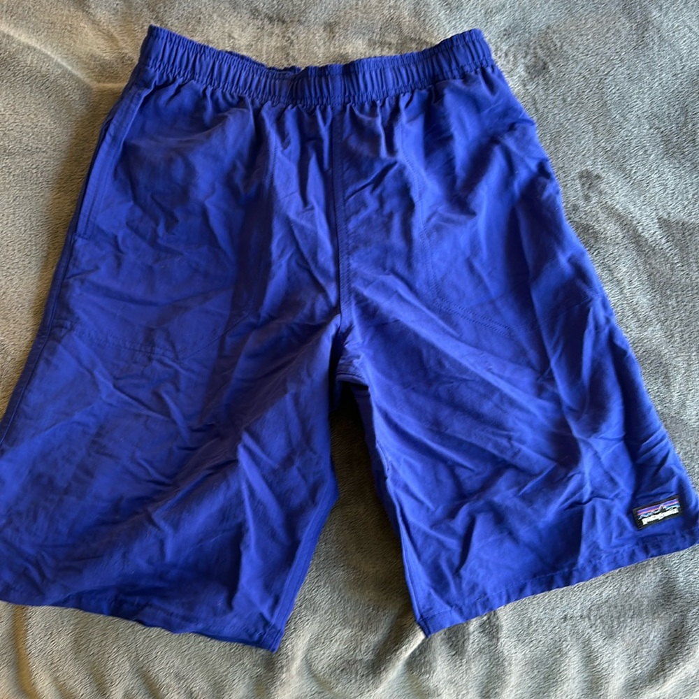 Boys Patagonia swim trunks